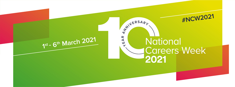Banner image saying National Career Week 2021