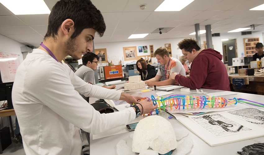 Classes have a practical focus, allowing students to develop their talents further.