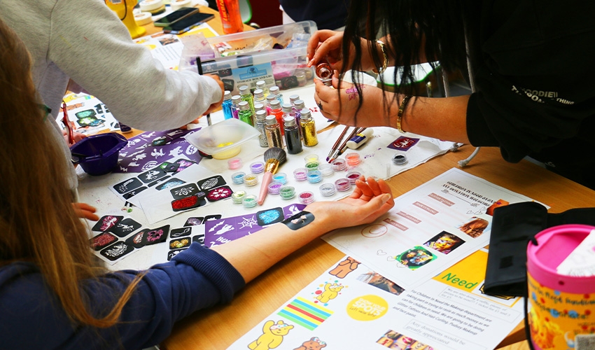 Students organised an assortment of charitable activities, in aid of the 42nd national BBC Children In Need day. With Level 3 business studies learners taking the lead on the activities.