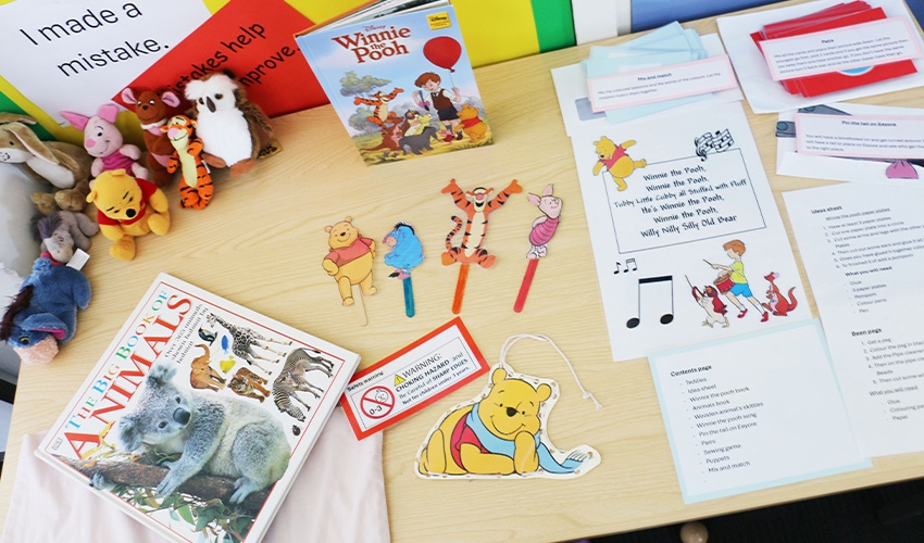 Create displays and fun activities themed around children's literature.