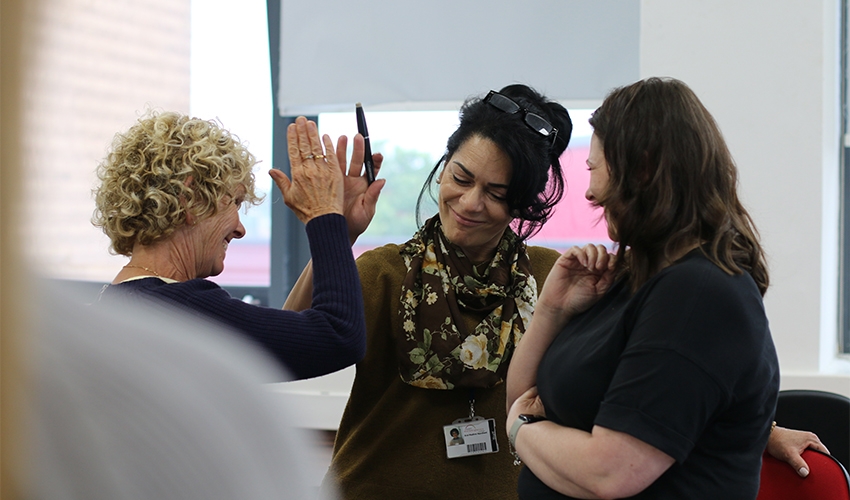 Classes are delivered in small, supportive, adult-only environments.