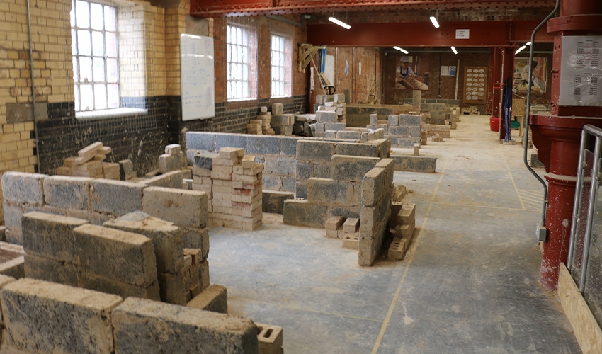 Open workshop spaces provide the perfect place for learning.