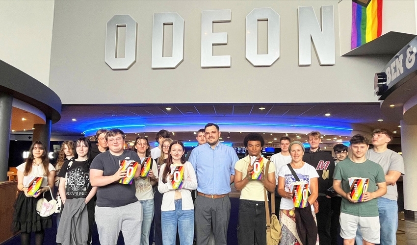 Film and TV students got to watch their own short films on the big screen!