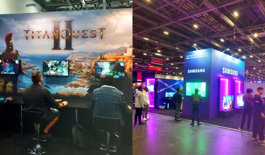 Students took a trip to EGX London at the city’s Excel Centre at October half-term