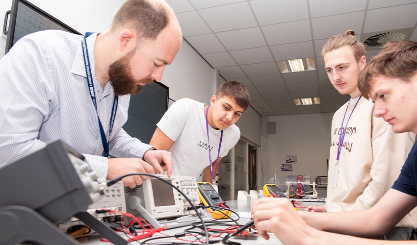 State-of-the-art equipment allows you to gain knowledge true to industry.