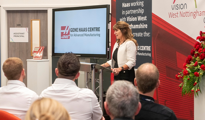Summer 2025 marked the grand opening of the Gene Haas Centre for Advanced Manufacturing, a £500,000 grant from the US based Gene Haas Foundation.