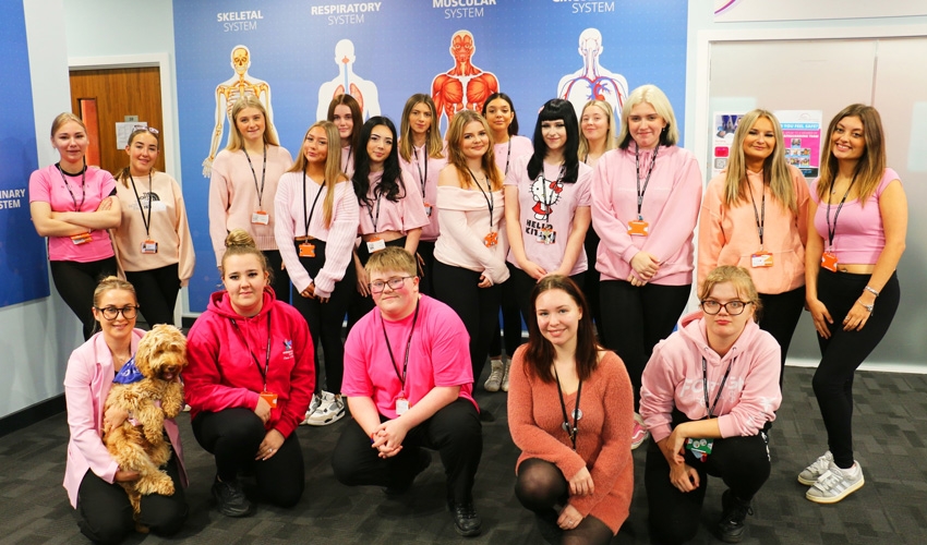 Students took part in the Wear It Pink day and raised £106.36 in total this year!