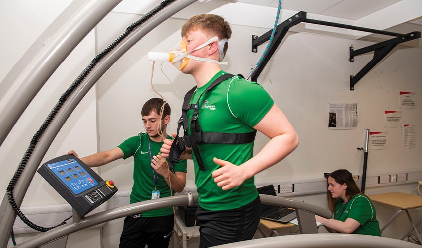 Exercise science will be studied in the sports lab and classrooms.