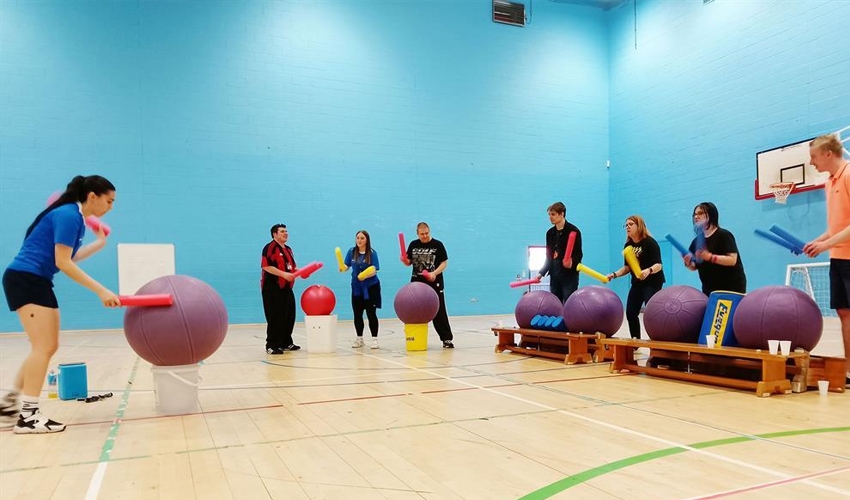 Sports coach apprentices bring inclusive fun and challenges for young adults with learning disabilities.
