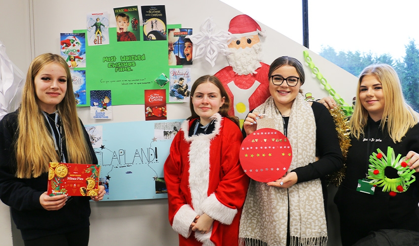 Students put their research skills to the test to showcase a range of festivals, in this case, Christmas.