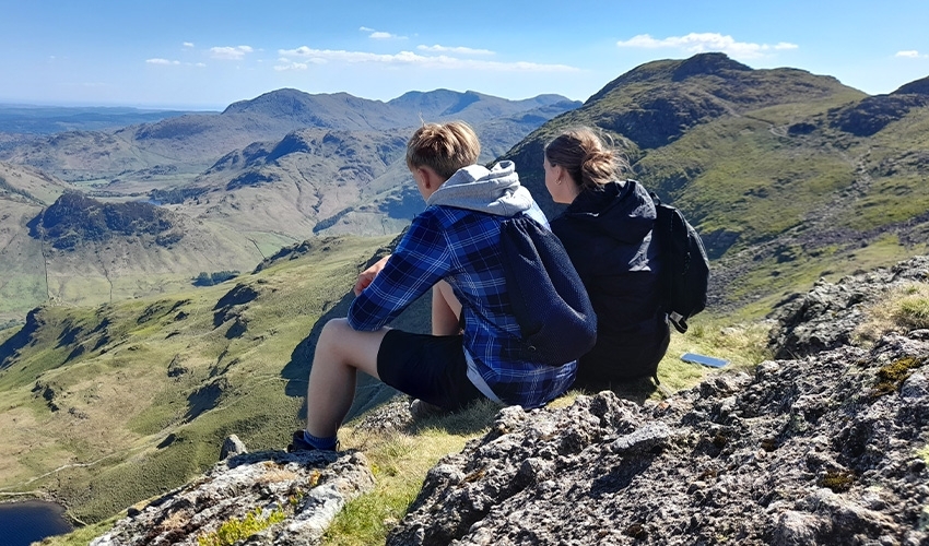 Beautiful views during our three peaks challenge of summer 2024.