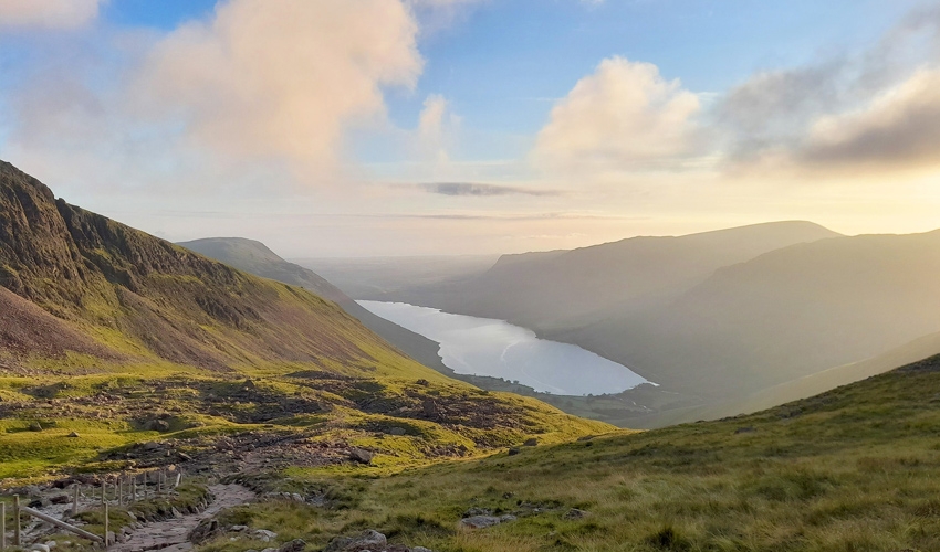 Beautiful views during our three peaks challenge of summer 2024.